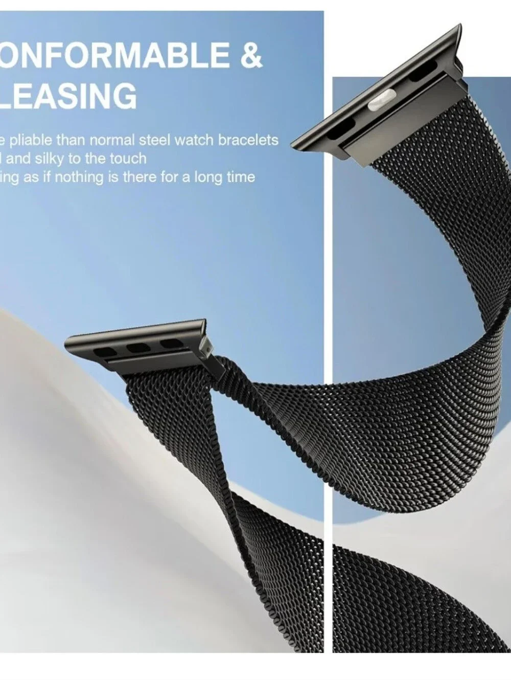 New Marge Plus Milanese Loop Apple Watch Compatible Band